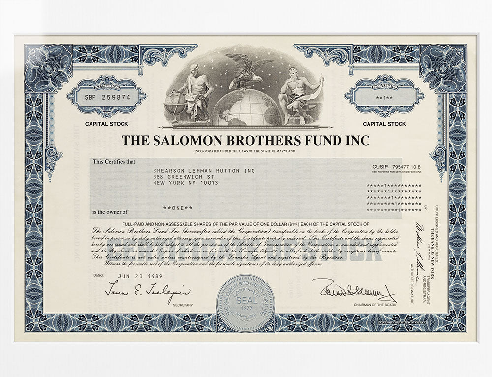 Salomon Brothers 1989